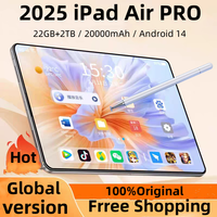 New Global Version Tablet Android iPad Air Pro 14 Inch HD Snapdragon 870 Tablet PC 5G Dual SIM Card or Wifi Google Play Tablets