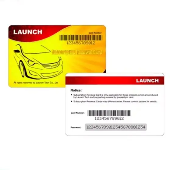 LAUNCH Pin Card 2 Year Renewal Update Subscription X431 Online Diagun IV/Diagun V/X-431 V/V+/Pro mini/PRO/PAD series