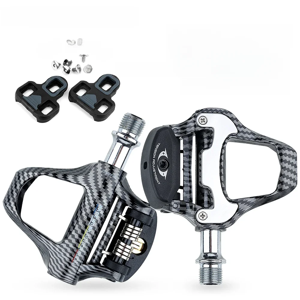 AliExpress RacewoRK RACEWORK Road Bike Pedal Carbon Fiber Pattern Ultra Light Bearings Pedal For SPD Keo Self-Locking