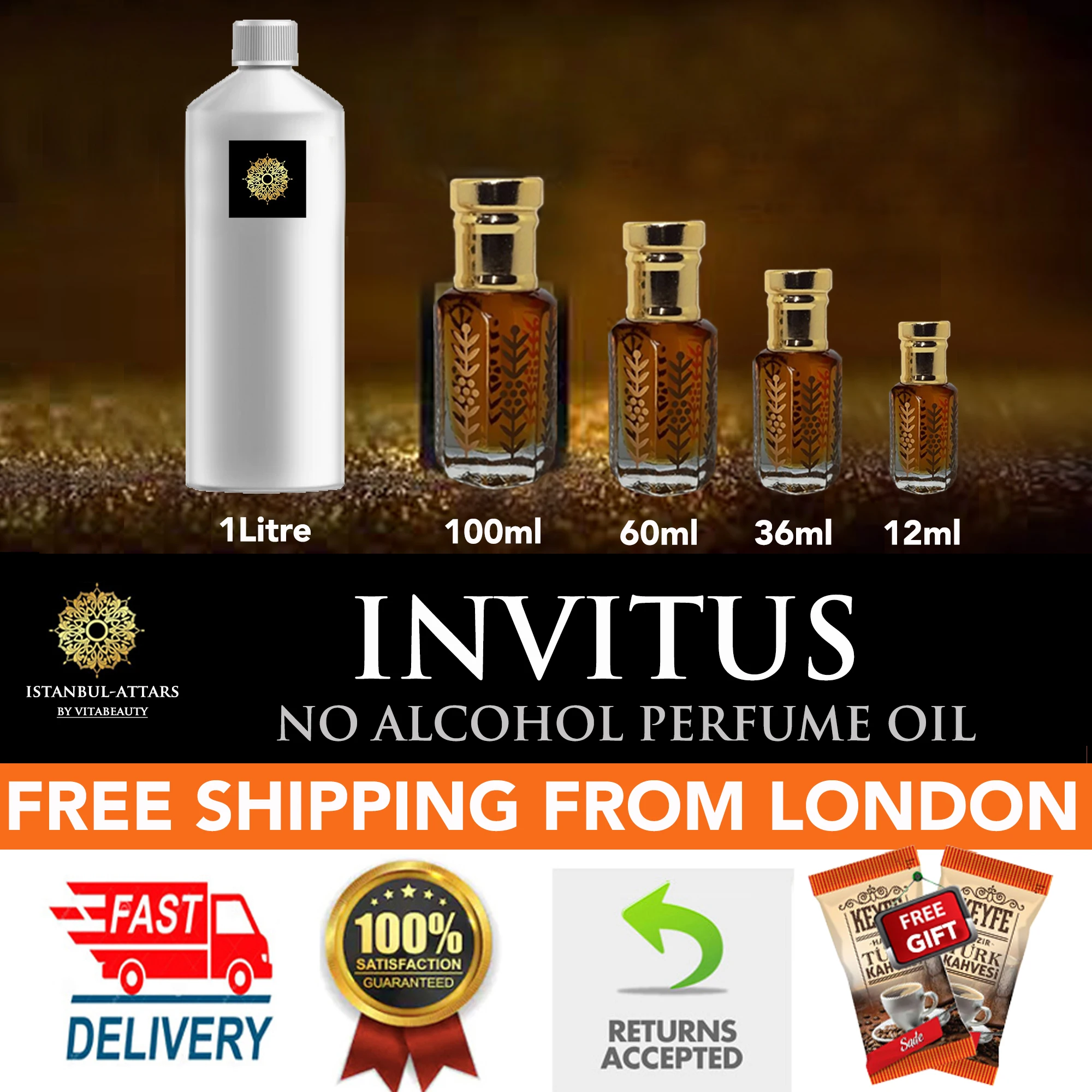 C. AVENTUS inspired Concentrated Alcohol Free Perfume Oil Attar ATTAR Roll On FREE SHIPPING WITH GIFT