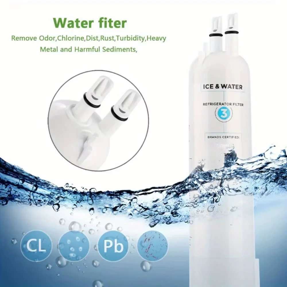 Refrigerator Water Filter for EDR3RXD1 EDR3RXD1B Compatible with Everydrop 3 4396841 4396710 Kenmore 46-9083 46-9030 W10193691T