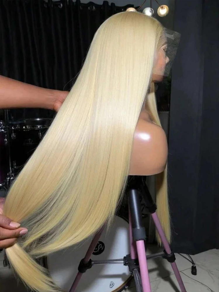 باروكة شقراء 613 Hd شفافة الدانتيل شعر مستعار أمامي شعر الإنسان البرازيلي 13x6 شعر طبيعي مفرود الدانتيل الباروكات الأمامية للنساء يمكن مصبوغ