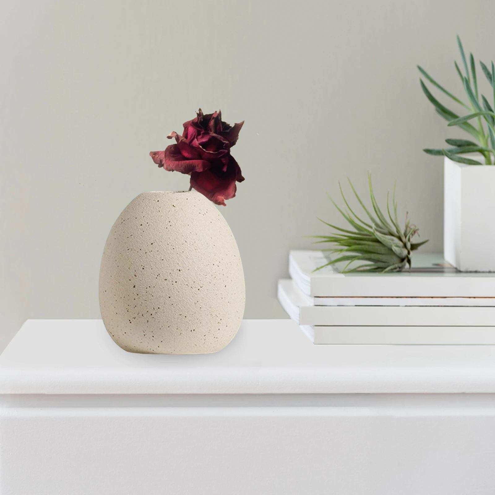 مزهريات الزهور الحديثة ترتيبات الأزهار المزهريات الزخرفية بوهو السيراميك زهرية للمدخل عشاء غرفة المعيشة المطبخ الديكور #3