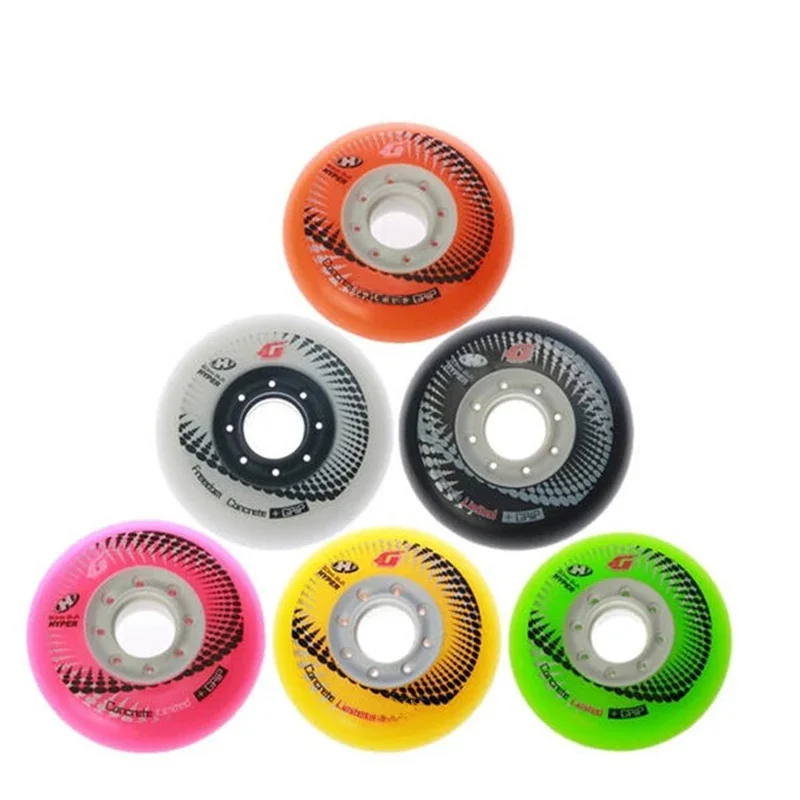 4 sztuk Hyper + G do jazdy na łyżworolkach dla SEBA RB Rolki FSK 84A 72 76 80mm przesuwne Patins — zdjęcie 2