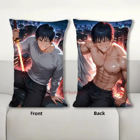 Dakimakura Anime Toji Fushiguro Body Pillow Cover Sofa Cushion Double-side Print Throw Pillow Case 40X60cm