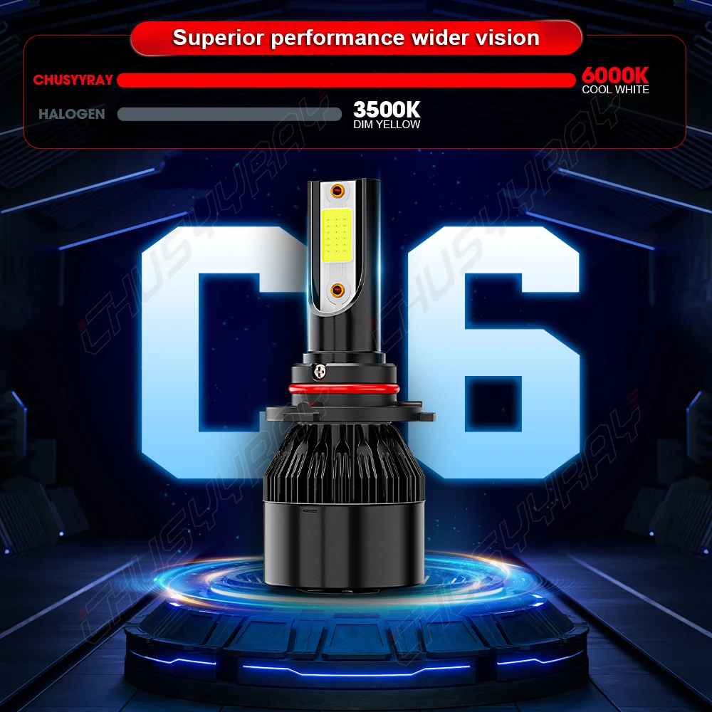 For Chevy Silverado 1500 2007-2015 - 6x 6000K LED Headlight Hi/Lo&Fog Bulbs 6000K 160W 10000LM