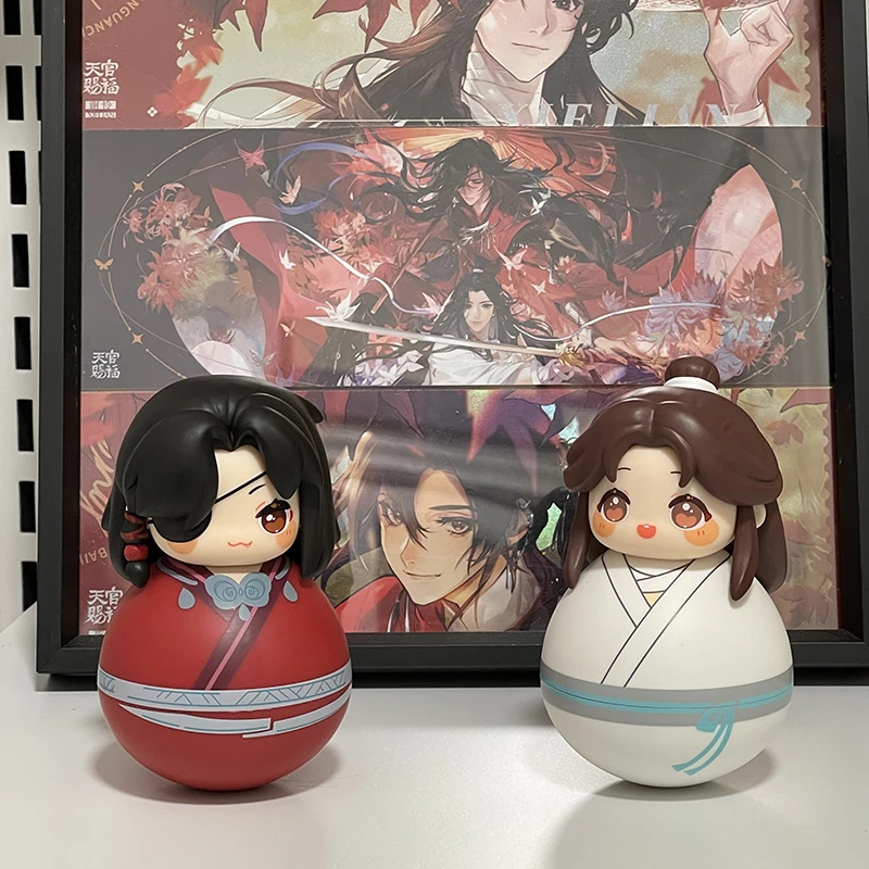 Original Tian Guan Ci Fu Anime Figure Tgcf Comics Xie Lian Hua Cheng Tumbler Toy Figures Doll Cosplay Props Girl Kawaii Gift Toy