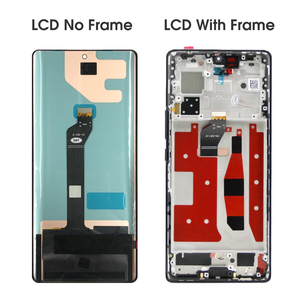 6.67\'\' NEW For Honor70 LCD FNE-AN00 NX9 Display Touch Screen Digitizer Assembly Replace For Honor 70 LCD Display with Frame