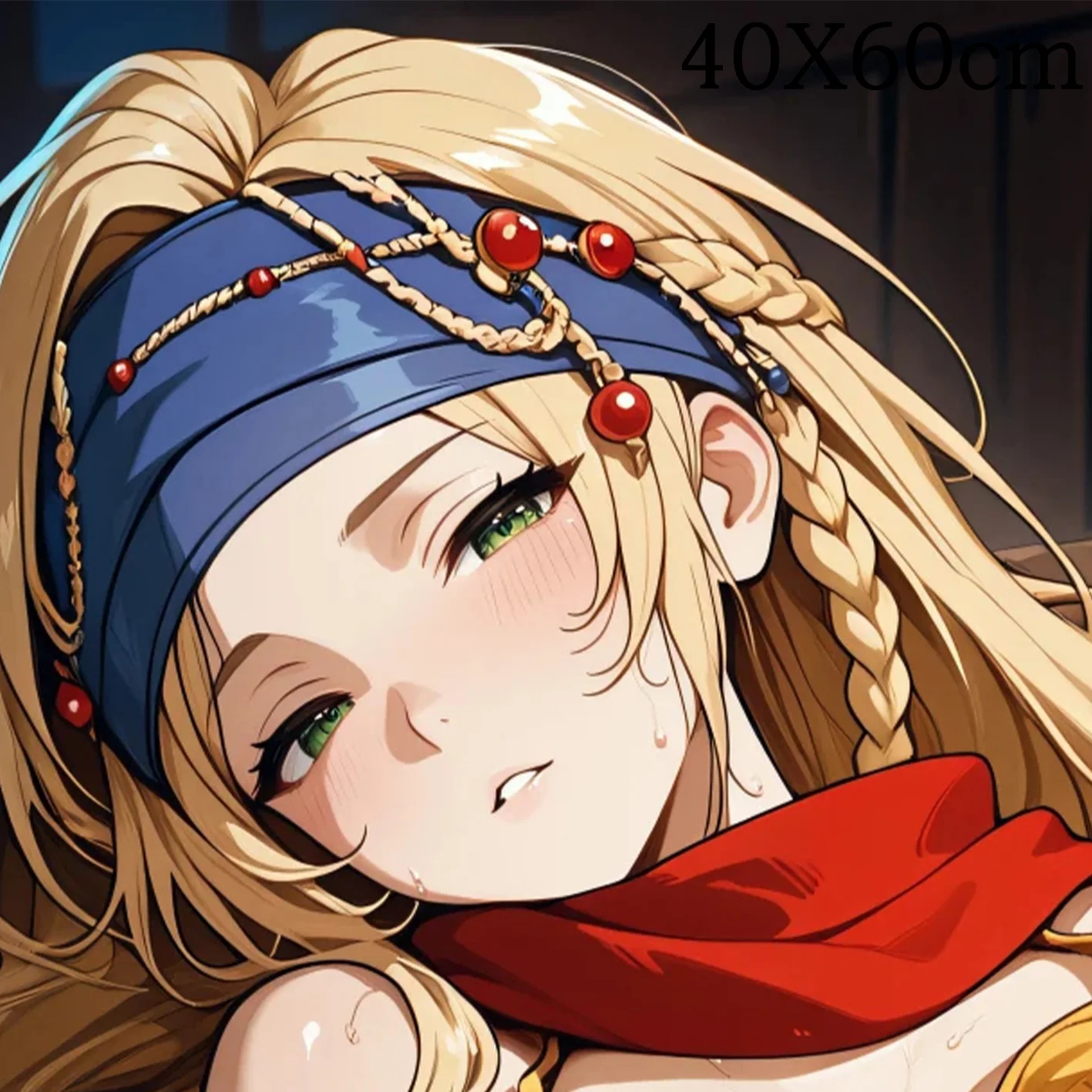 Dakimakura Anime Rikku Final Pillow Cover Sofa Cushion Double-side Print Throw Pillow Case 40X60cm