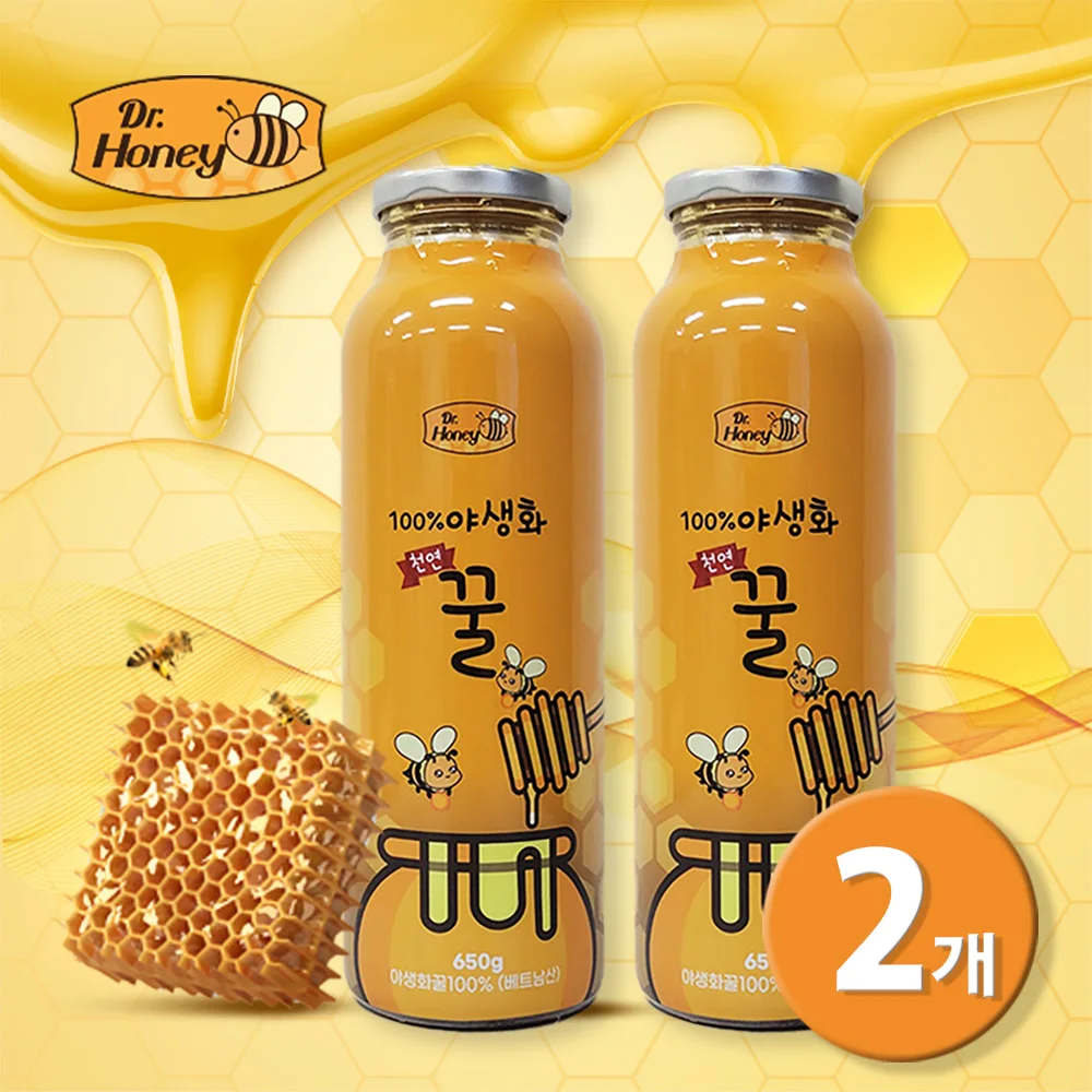 닥터허니 야생화꿀 650g x 2