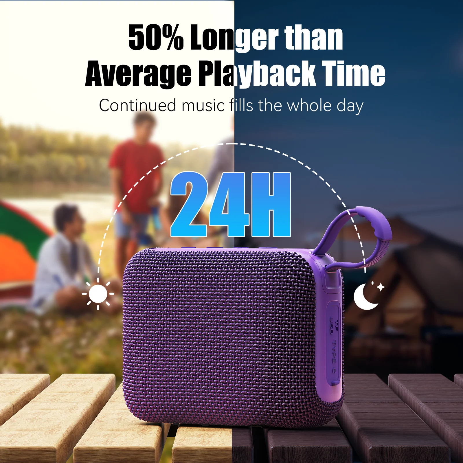 Bluetooth Speakers TWS 10W Enhanced Bass Portable Outdoor Wireless Speaker 30Hrs IP7 Waterproof Shower Speaker Bluetooth 5.3