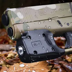 Warriorland Mini linterna táctica para pistola Glock y compatibles