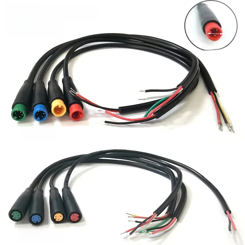 AliExpress NONE 6mm M6 2 3 4 5 6 Pin male female Electric bike Butt Plug Connector waterproof Scooter Brake Cable Pluger Signal Sensor