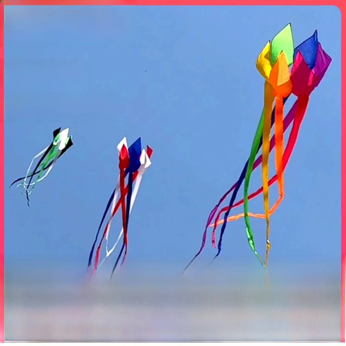 9KM 4m Windzak Spinner Turbine Lijn Wasknipper Zacht Opblaasbaar Showvlieger 40D Ripstop Nylon met Tas (Groothandel mogelijk)