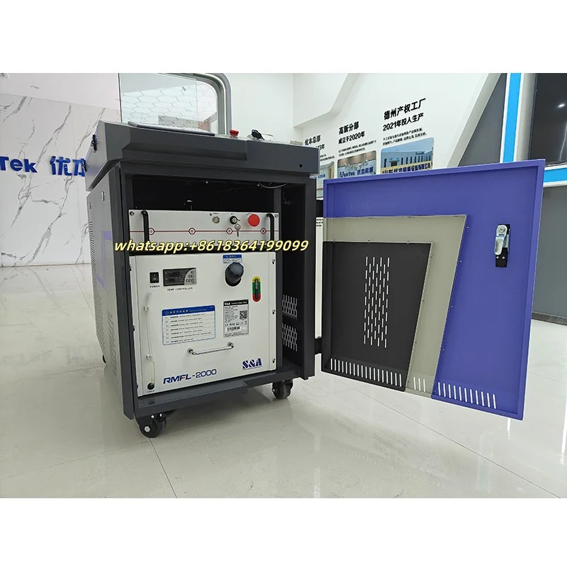 Pulitore laser per rimozione ruggine laser a fibra a impulsi 300w 1000w 500w Macchina per la pulizia della rimozione della ruggine laser per metallo
