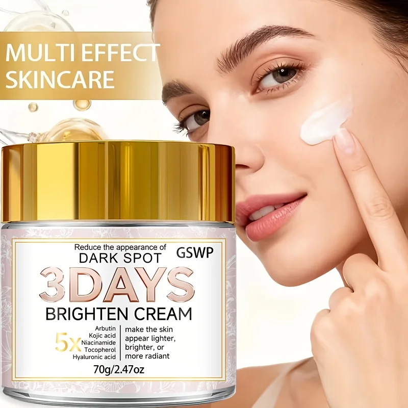 GSWP 3Days Hydrating Cream, Containing Kojic Acid, Reduces the Appearance of Dark Circles, Deeply Hydrating. 70g/140g