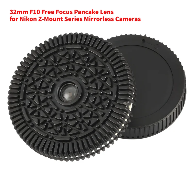32mm F10 Gratis Focus Pannenkoek Lens voor Sony E Mount/voor Nikon Z-Mount/voor Fuji X-Mount/EF-M/M43 Mount Serie Mirrorless Camera's