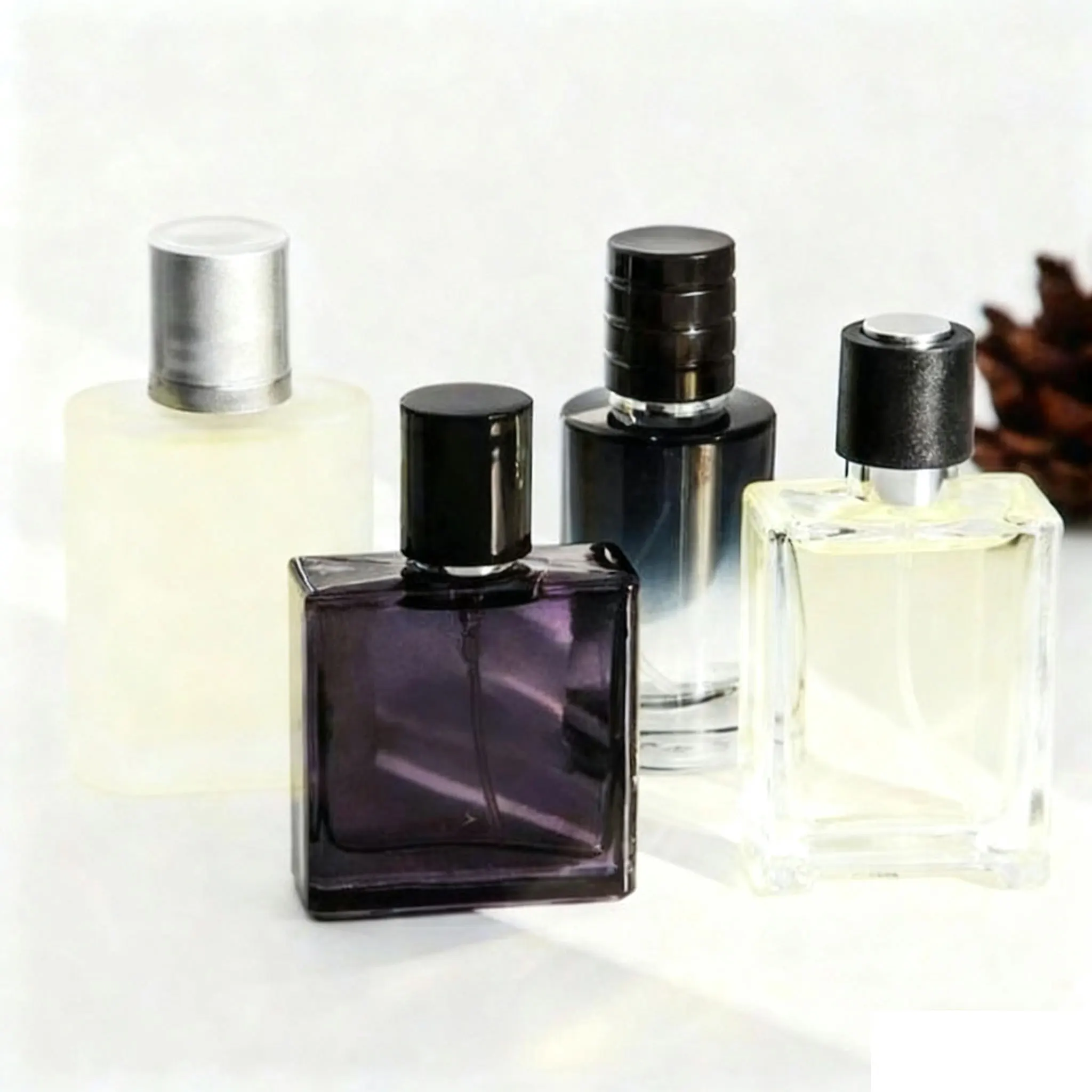 JEAN MISS Fresh Lemon Scent Men's Cologne Set 4 In 1, 1.01 Oz. Long-Lasting Fragrance Set. Perfect Birthday Gift For Father, Boy