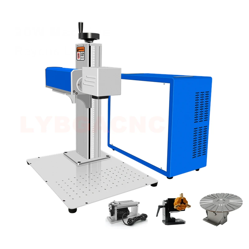 

Desktop mini Fiber Laser Marking Machine Upgrade Rotation axis Rolling roller axis 20W 30W 50W Metal Engraving Machine Air Cool