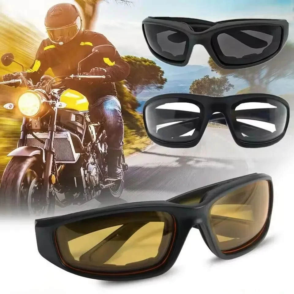 AliExpress Windproof Motorcycle Glasses Polarized Sunglasses Riding Goggles Sports New Moto Eyewear Mens Sunglasses Women UV400 Protective