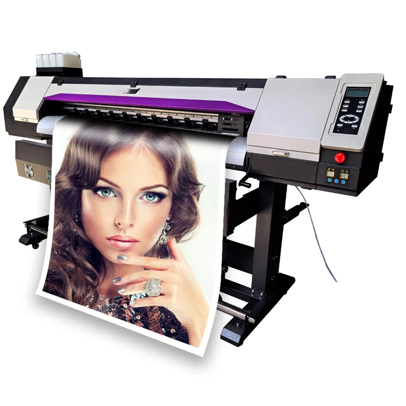 1.6m Updated vinyl sticker printing equipment high quality eco solvent printer 5ft Epson XP600/i1600/i3200