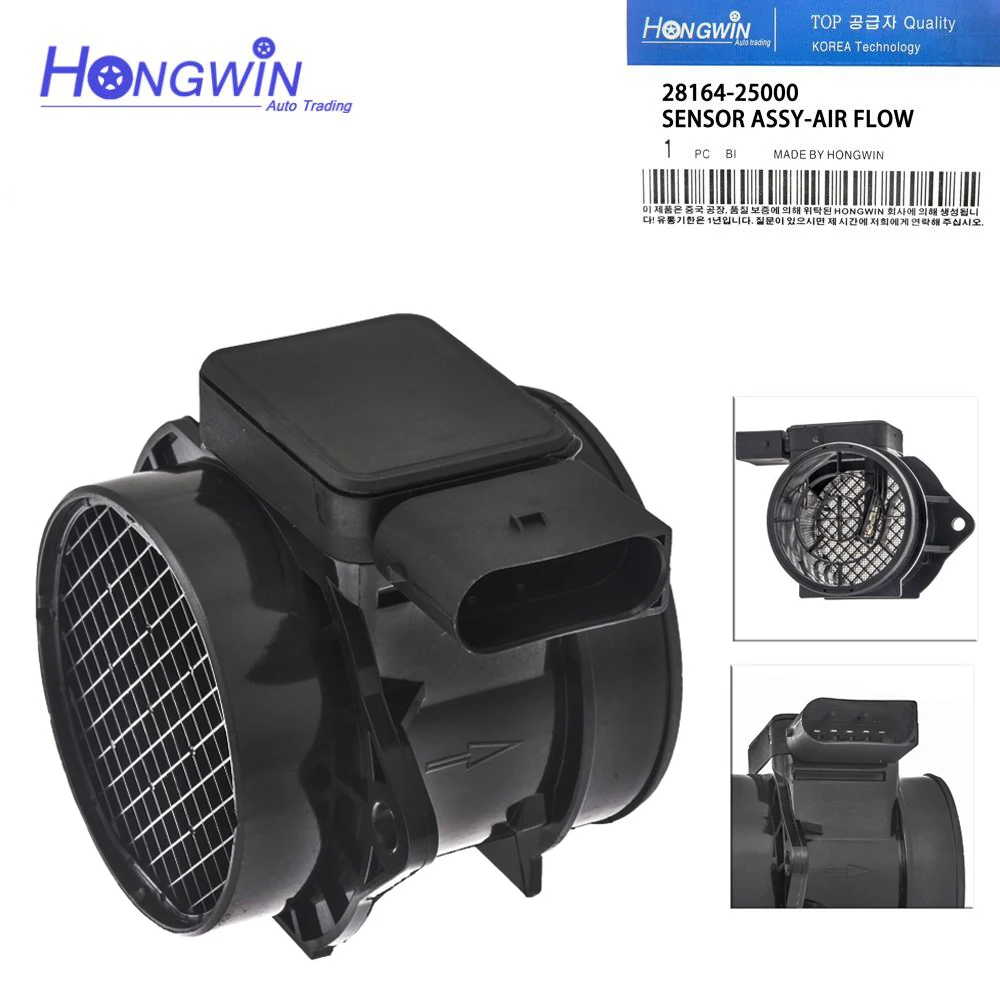 Sensor de flujo de masa de aire para Kia Sportage Hyundai Sonata Elantra Tucson 5WK96431 5WK96491 28164-23720 28164-23700 5S2982