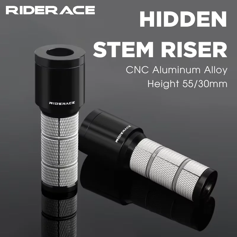Bike Stem Extender Height Riser Aluminium Alloy Fork Stem Extension Adapter for MTB Road Bike Durable Bicycle Stem Extender Part