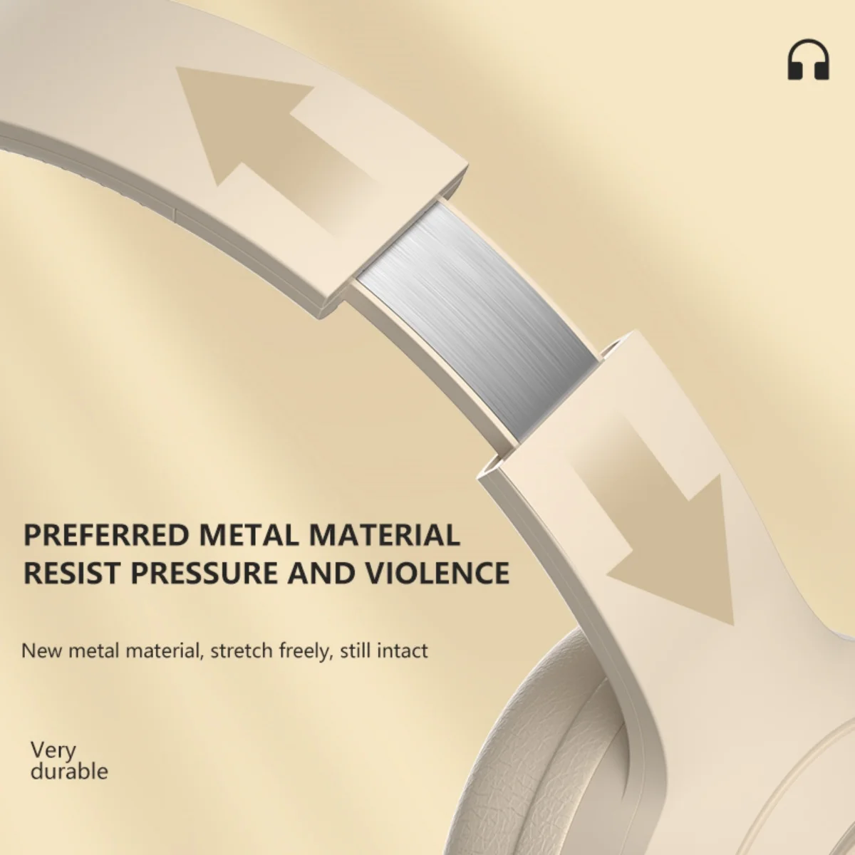 سماعات أذن لاسلكية بلوتوث إلغاء الضوضاء من زييكويو قابلة للطي مع ميكروفون رياضي سماعات أذن أصلية للألعاب