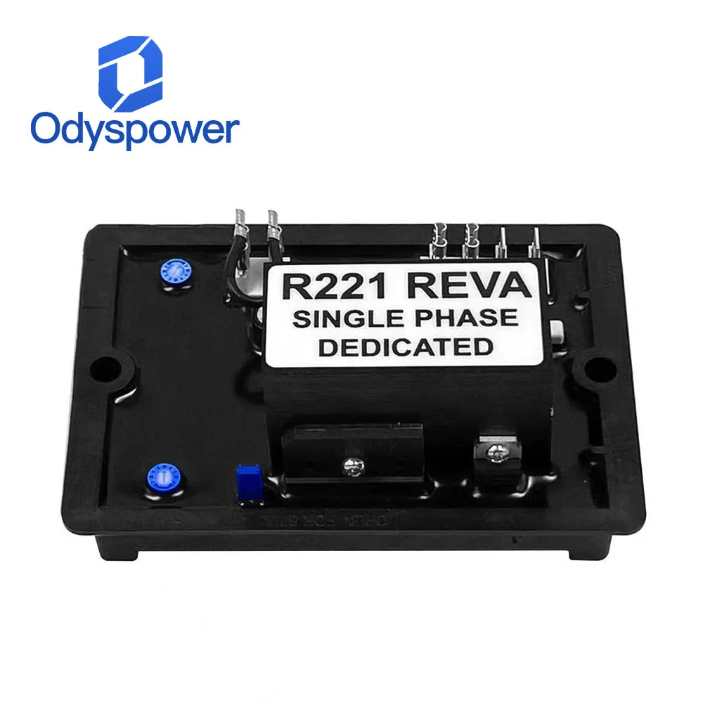 Leroy‑Somer R221 Automatic Voltage Regulator AVR, Genuine Voltage Regulator Board for Diesel Generator Alternator Genset Spare P