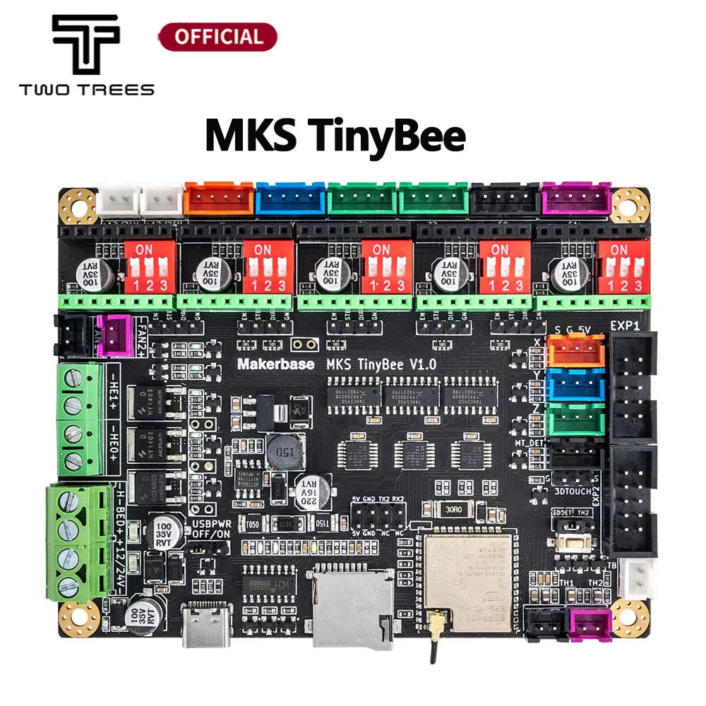 Makerbase MKS TinyBee płyta główna drukarki 3D płyta sterowania ESP32 MCU części drukarki 3D ekran TFT funkcja Wifi sterowanie WEB