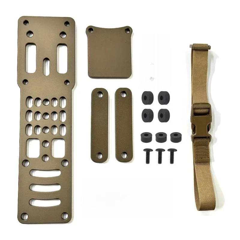 Taktyczna metalowa modułowa kabura na pistolet Adapter kabura opaska na nogę polowanie Airsoft Quick Pull Draw dla platformy QLS — 2