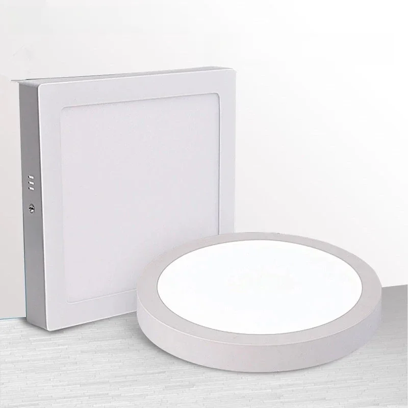 LED-Panel-Leuchte, 9 W, 15 W, 25 W, rund/quadratisch, Downlight, AC/DC, 12 V, 24 V, LED-Deckenleuchte für die Beleuchtung von Küche und Badezimmer