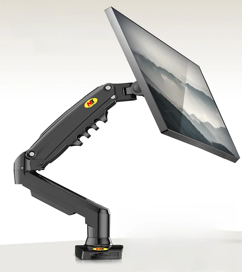 Uchwyt biurkowy z gazową sprężyną NB A5 F80 do monitorów LCD LED 17-30 cali, ramię z pełnym zakresem ruchów, obciążenie 2-9 kg — zdjęcie produktu 7