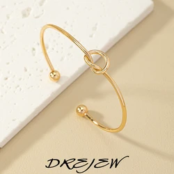 Fashion Texture Woven Twist Bangles for Women Stainless Steel Men's Bracelets Vintage Jewelry Streetwear Goth Accessories Gifts