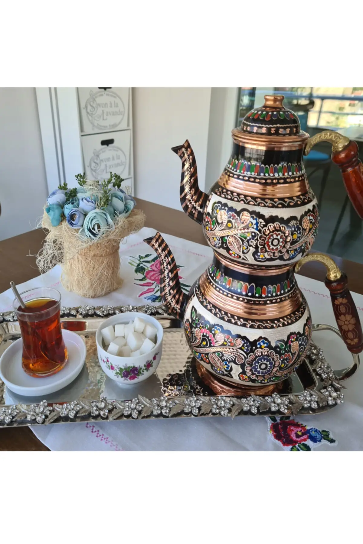 Patterned Erzincan Large Teapot