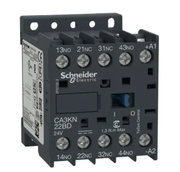 CA3KN22GD CA3-KN22GD TeSys K control relay, 2NO/2NC, 690V, 125V DC standard coil