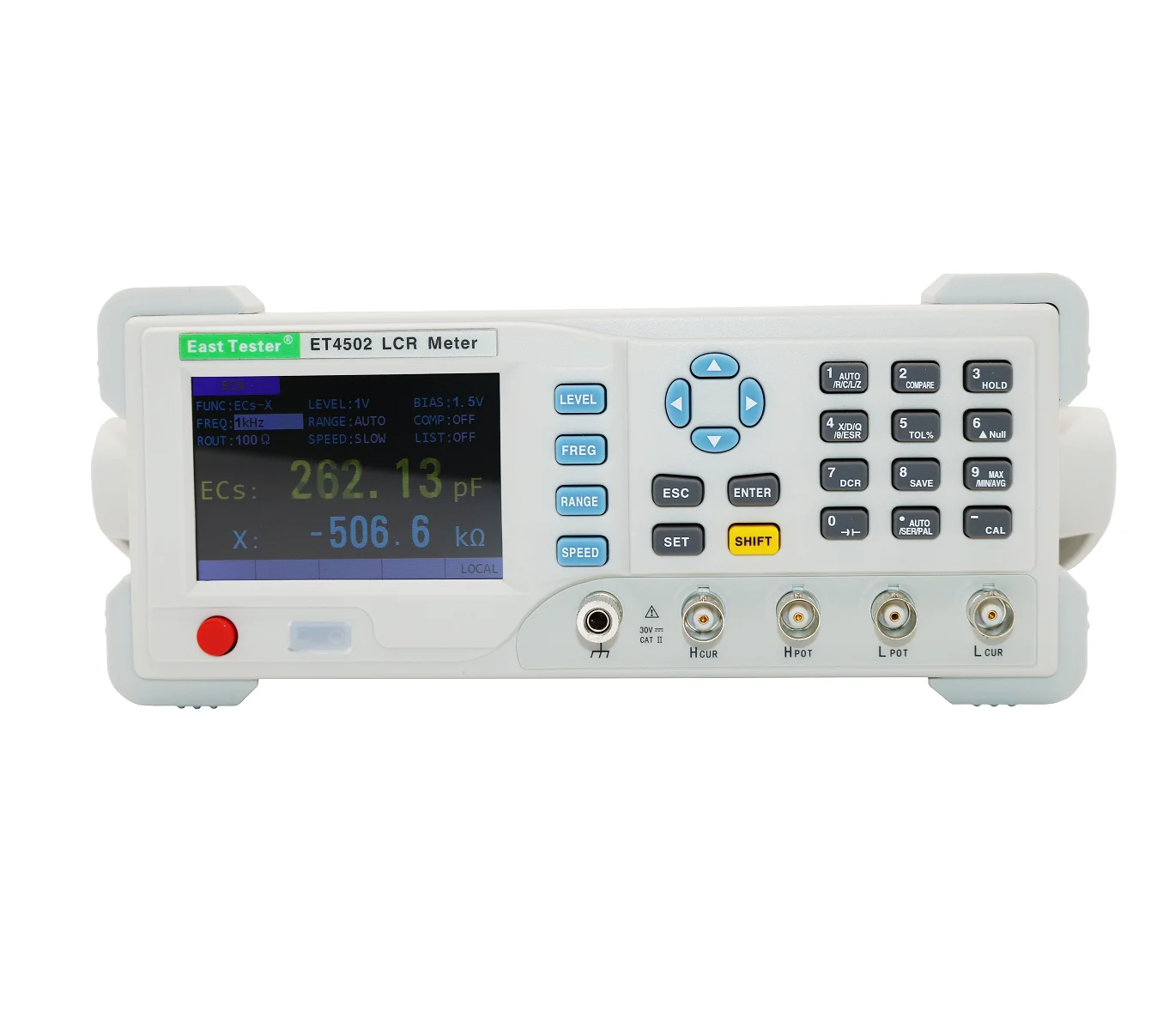 ET4502 Desktop LCR Tester Desktop Digital Bridge 10Hz~100kHz 1 Hz Continuously Adjustable Frequency