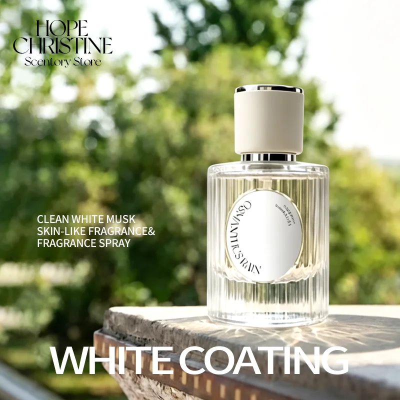Hope Christine Perfume White Moss Osmanthus, Fragancia de Nicho de Larga Duración, Edp para Mujer, Spray Corporal con Aroma Natural a Musk Blanco, 50 ml