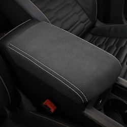 For Alcantara Armrest Lid Box Cover for VW Magotan b8/Passat/CC/Tiguan L