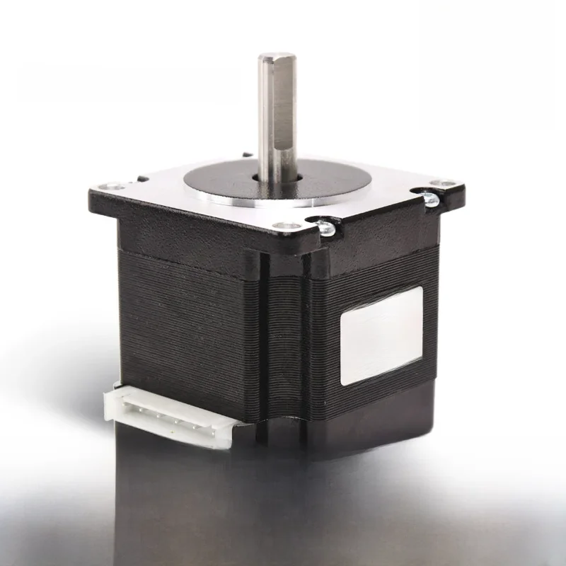 Silnik krokowy NEMA 23 51mm 2.8A 4-przewodowy 101N.cm 23HS5128 NEMA23 czarny silnik do robotów i CNC, do cięcia laserem, szlifowania pianki, cięcia plazmą. — zdjęcie 2
