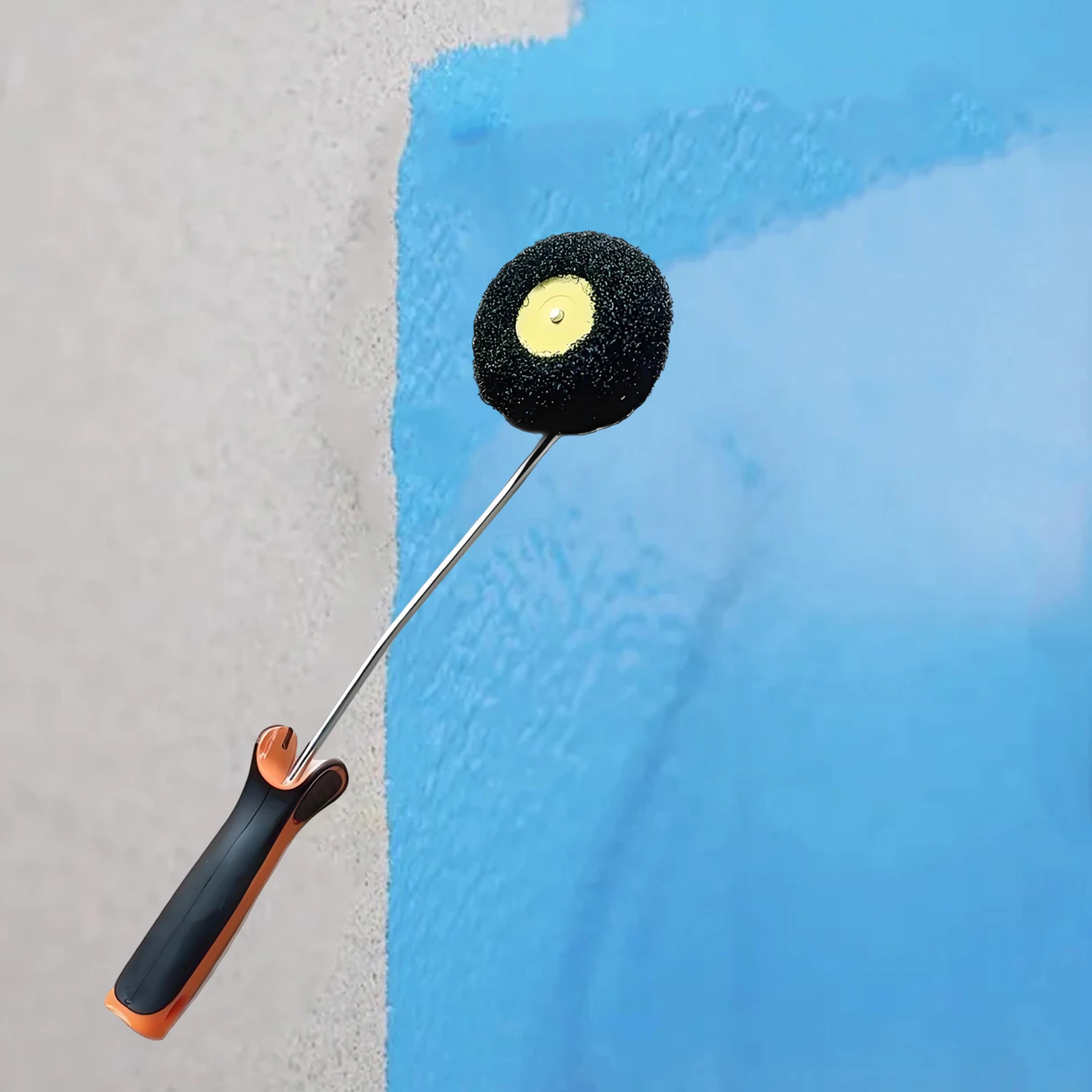 

1Pcs Stainless Steel Inside Corner Paint Roller Drywall Tool Round Wall Painting Roller for House Painting Supplies