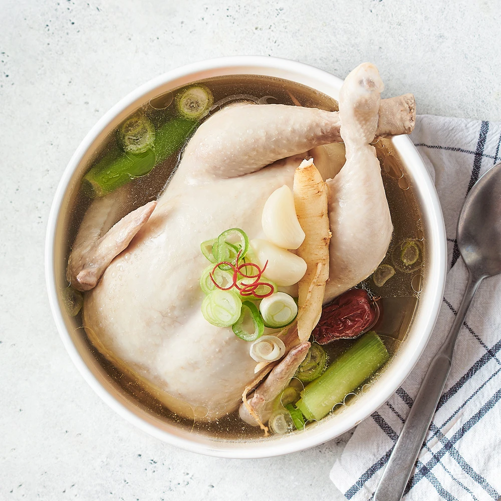 900g of rich and light samgyetang made from domestic chicken X3 bongboxintang