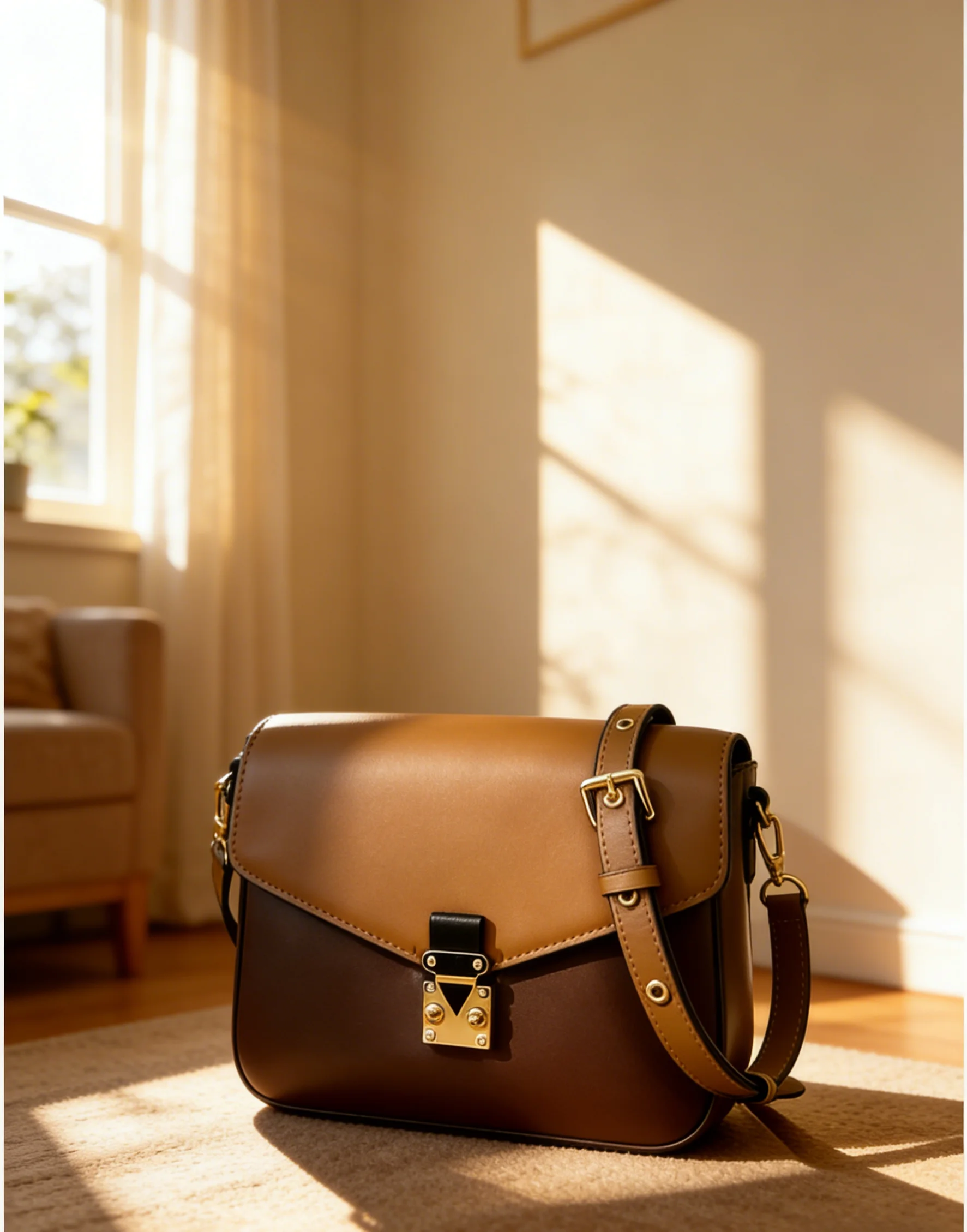 

2026 Size: 24X18 cm NO BOX New Model - Versatile and Fashionable PU Leather Bag - Durable, High-Quality and Affordable