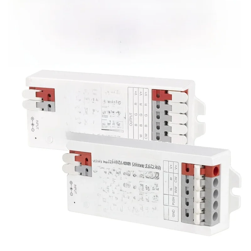 Kontroler LED Miboxer, bezprzewodowy, z natychmiastowym połączeniem, Zigbee 3.0+2.4G Wifi E2-ZR E3-ZR RF, do jednokolorowych/dwukolorowych białych/RGB/RGBW/RGBCCT. — 2