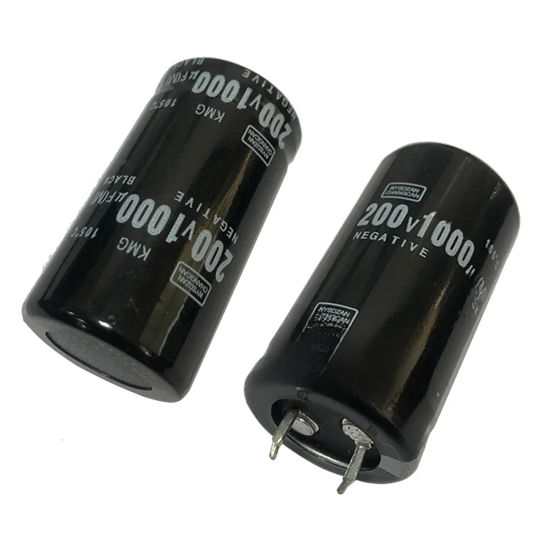 200V1000uf 25x45mm Aluminiowy kondensator elektrolityczny 200v 200wv 200vdc 1000uf 1000mf 1000mfd — zdjęcie 2
