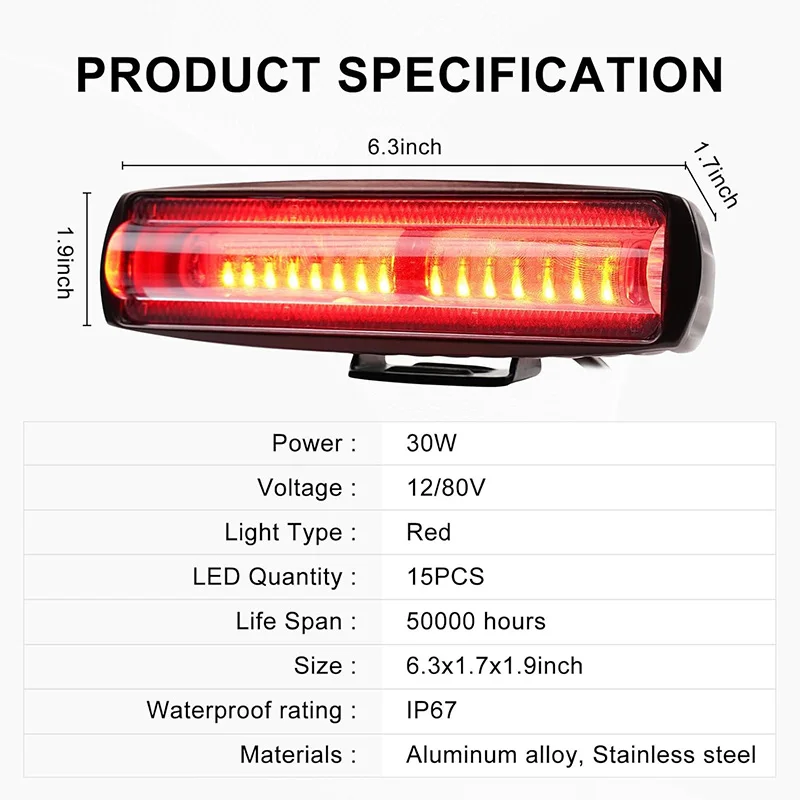 Forklift Warning Light LED Forklift Safety Light, Pedestrian Red Zone Warning Lamp, Red Line Boundary Warehouse Truck Work Light