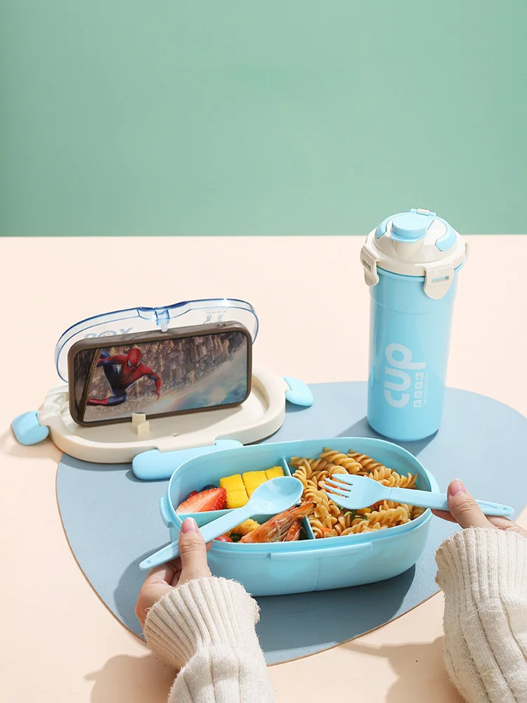 Loncheras Con Botella Agua Y Bento Lunch Box Fiambrera