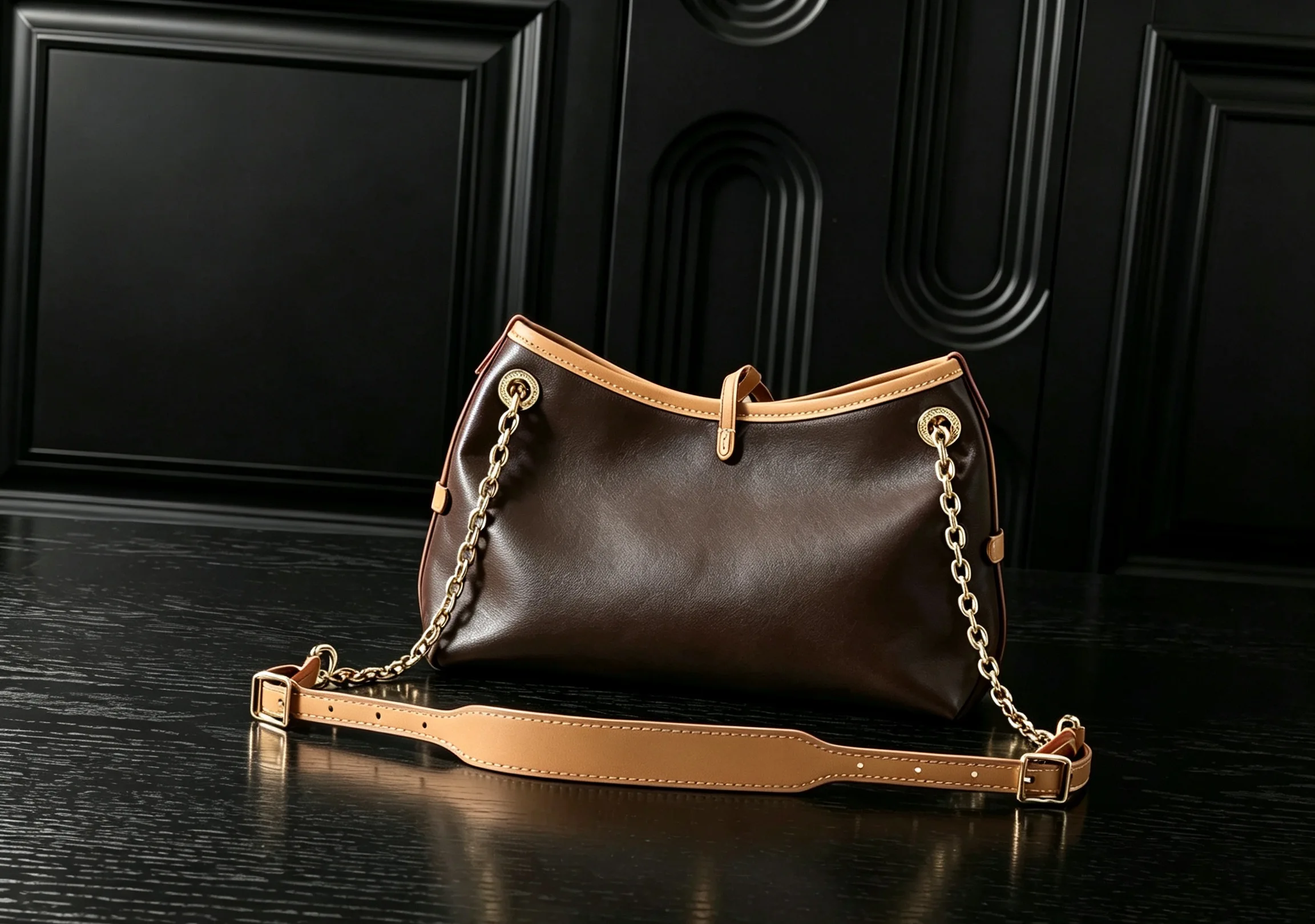 Timeless Elegant Soft Grain PU Handbag Understated Luxury All Match Women Daily Bag 26-17-10cm