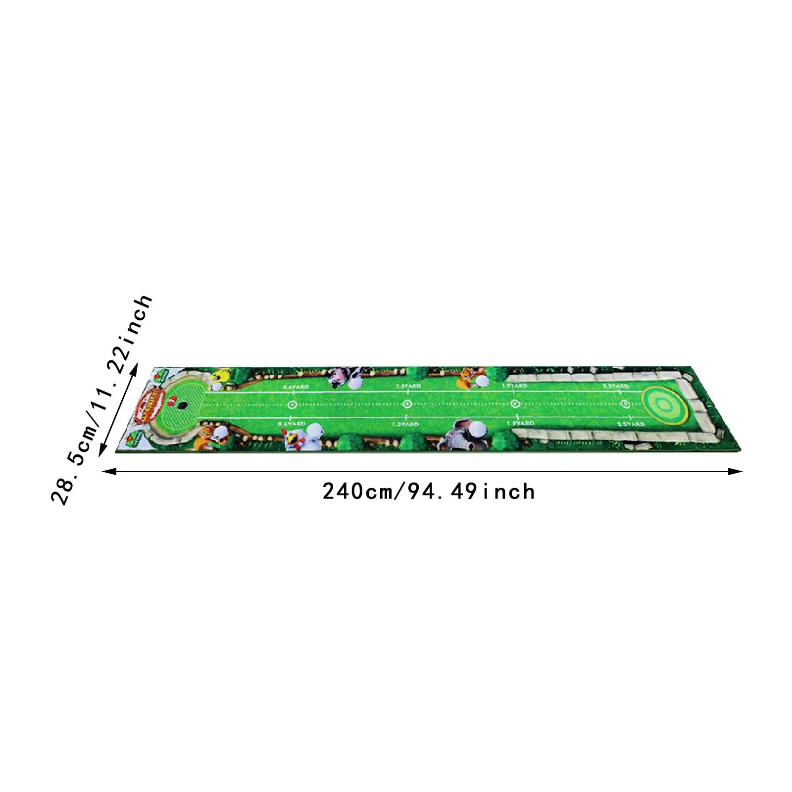 Tapis de mise de Golf pratique, pour parc, bureau, intérieur et extérieur