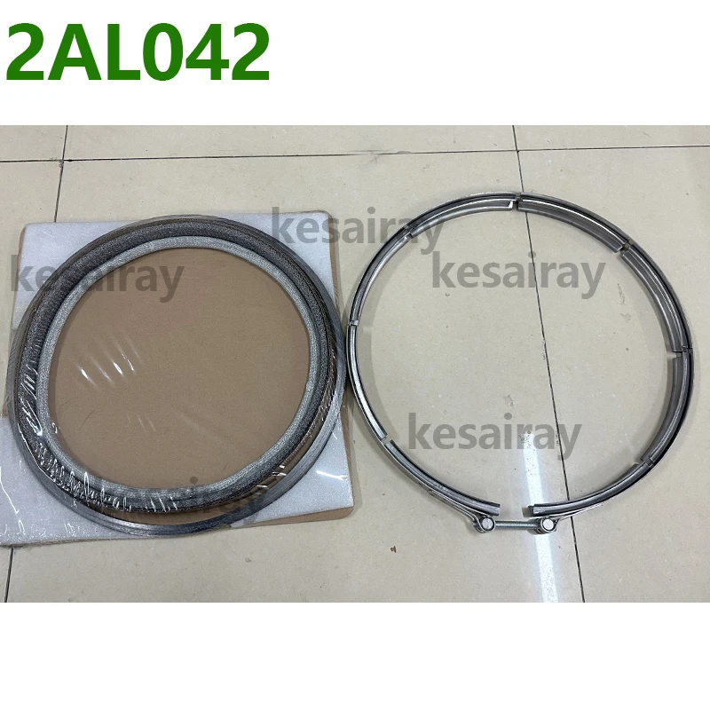 

DAF XF CF Exhaust Clamp And Gasket Kit Set 2144434 2192099 31009913 with Multiple Gaskets including 2AL044 2AL045 2AL046 2AL043